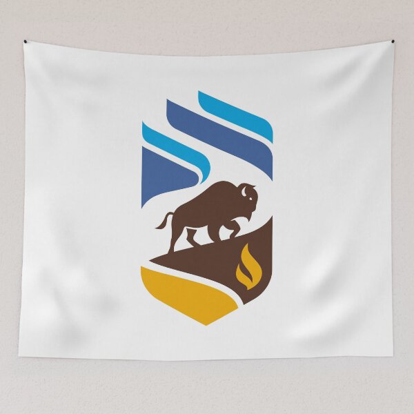 Item preview, Blue University Of Manitoba bHorizon Glow designed and sold by onsplo.