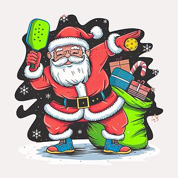 Artwork thumbnail, Pickleball Santa by Pixel-Lair