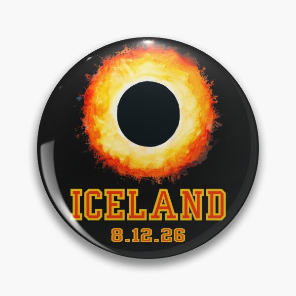 Item preview,  Iceland  Europe Total Solar Eclipse August 12th 2026 designed and sold by erozzz.