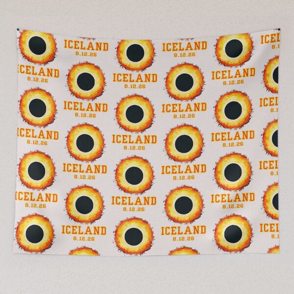 Item preview,  Iceland  Europe Total Solar Eclipse August 12th 2026 designed and sold by erozzz.