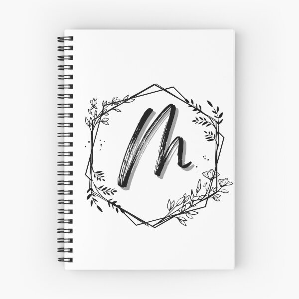 Item preview, Single Letter Monogram Design M - be proud of your name, mark your stuff with a letter designed and sold by digitalbitcraft.