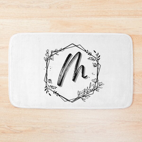 Item preview, Single Letter Monogram Design M - be proud of your name, mark your stuff with a letter designed and sold by digitalbitcraft.