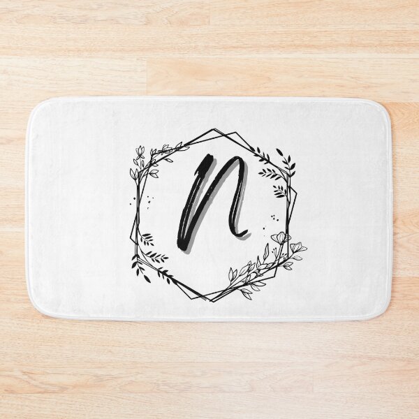 Item preview, Single Letter Monogram Design N - be proud of your name, mark your stuff with a letter designed and sold by digitalbitcraft.