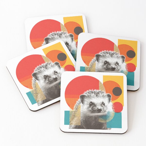 Item preview, Hedgehog as Bauhaus Style Art – Modern Geometric Animal Print, Minimal Abstract Pet Poster, Contemporary Bauhaus Decor designed and sold by OzzFrequency.