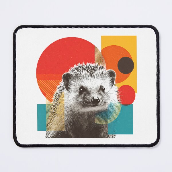 Item preview, Hedgehog as Bauhaus Style Art – Modern Geometric Animal Print, Minimal Abstract Pet Poster, Contemporary Bauhaus Decor designed and sold by OzzFrequency.