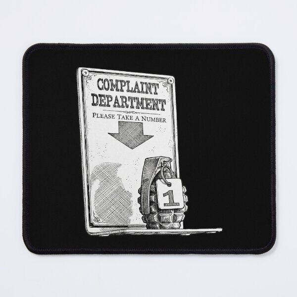 Item preview, Complaint Department Grenade designed and sold by Naux | Design & Illustration.