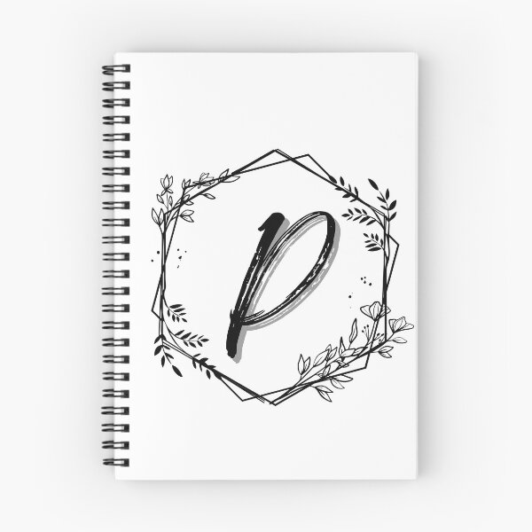 Item preview, Single Letter Monogram Design P - be proud of your name, mark your stuff with a letter designed and sold by digitalbitcraft.