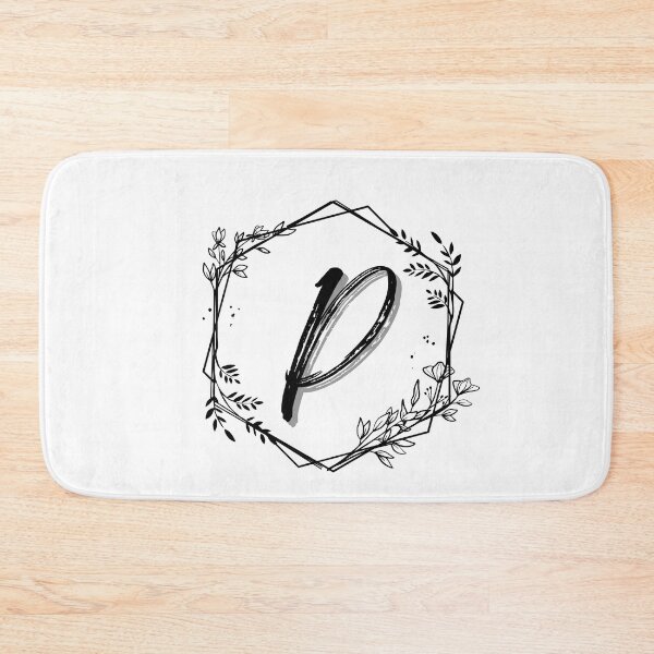 Item preview, Single Letter Monogram Design P - be proud of your name, mark your stuff with a letter designed and sold by digitalbitcraft.
