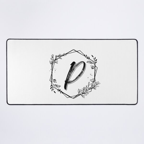 Item preview, Single Letter Monogram Design P - be proud of your name, mark your stuff with a letter designed and sold by digitalbitcraft.