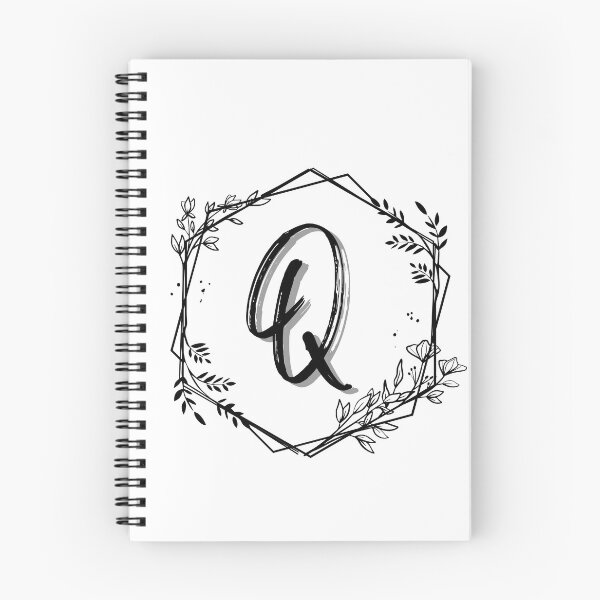 Item preview, Single Letter Monogram Design Q - be proud of your name, mark your stuff with a letter designed and sold by digitalbitcraft.