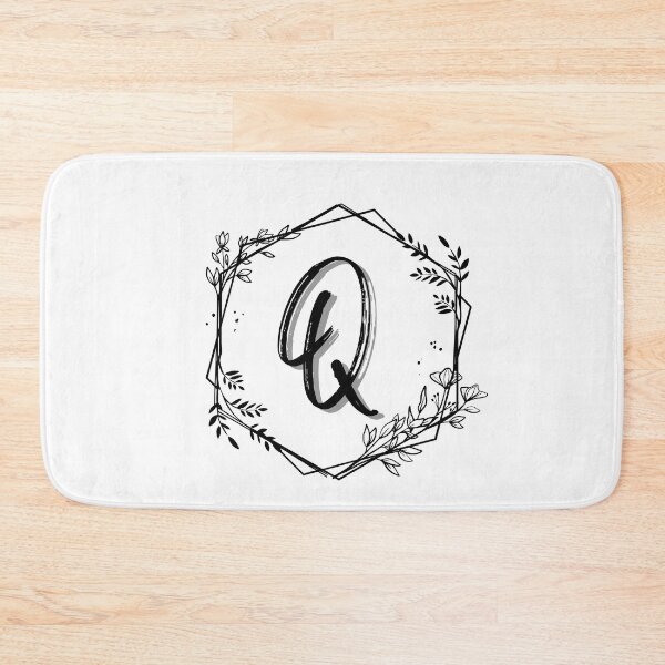 Item preview, Single Letter Monogram Design Q - be proud of your name, mark your stuff with a letter designed and sold by digitalbitcraft.