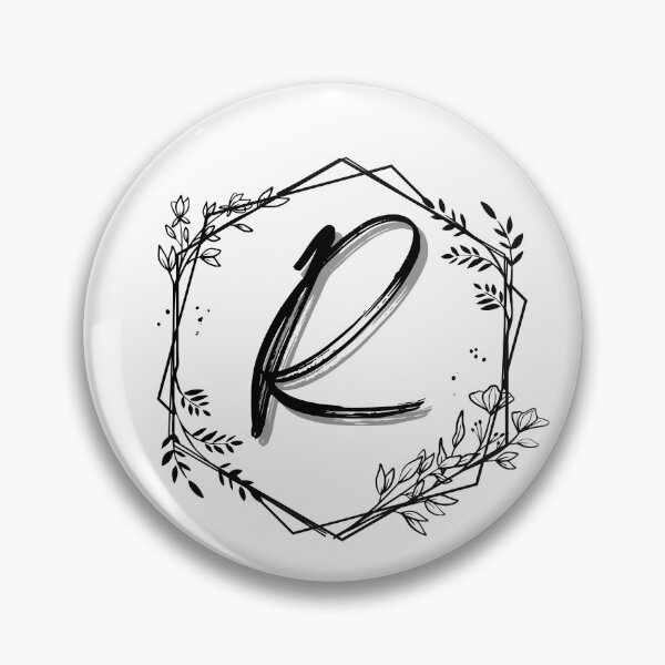 Item preview, Single Letter Monogram Design R - be proud of your name, mark your stuff with a letter designed and sold by digitalbitcraft.