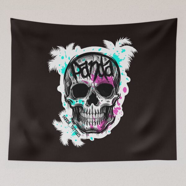 Item preview, Splatter Sketch Skull designed and sold by Ink-Art-Co.
