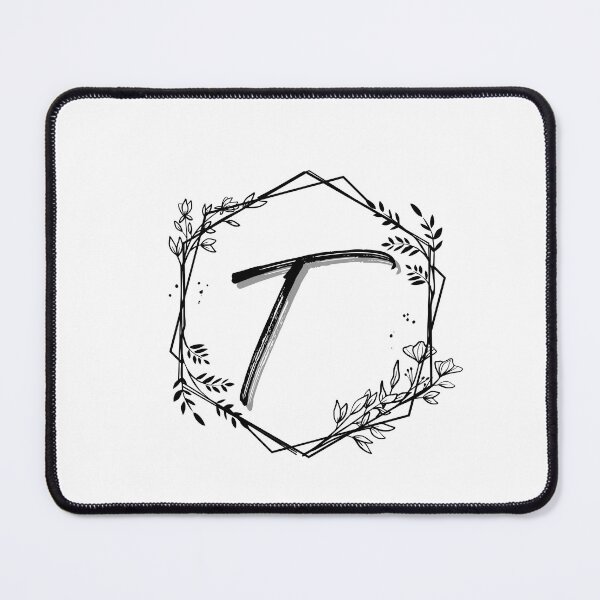 Item preview, Single Letter Monogram Design T - be proud of your name, mark your stuff with a letter designed and sold by digitalbitcraft.
