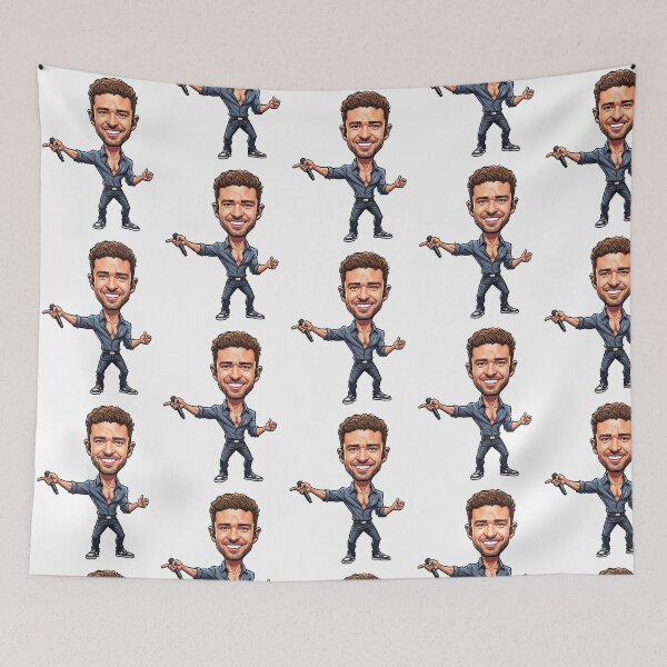Item preview, Funny Caricature of Justin Timberlake singer designed and sold by vectorlove.