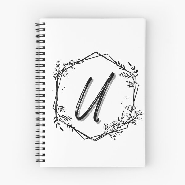 Item preview, Single Letter Monogram Design U - be proud of your name, mark your stuff with a letter designed and sold by digitalbitcraft.