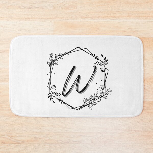 Item preview, Single Letter Monogram Design W - be proud of your name, mark your stuff with a letter designed and sold by digitalbitcraft.