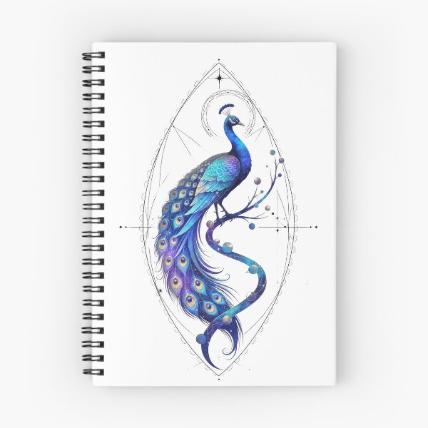 Item preview, Peacock Constellation - Space Journey Colors designed and sold by MindPrint Studio.