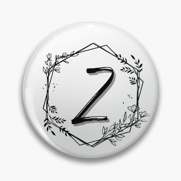Item preview, Single Letter Monogram Design Z - be proud of your name, mark your stuff with a letter designed and sold by digitalbitcraft.