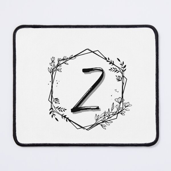 Item preview, Single Letter Monogram Design Z - be proud of your name, mark your stuff with a letter designed and sold by digitalbitcraft.