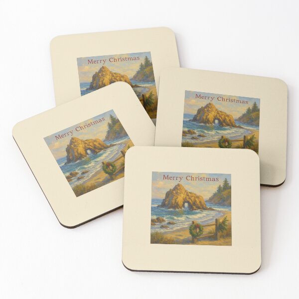 Item preview, Keyhole Rock Christmas — Big Sur, California designed and sold by Novel Works Studio.