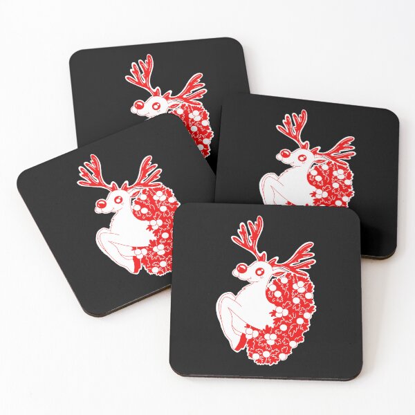 Item preview, My Rudolph Wreath In black  designed and sold by missmann.