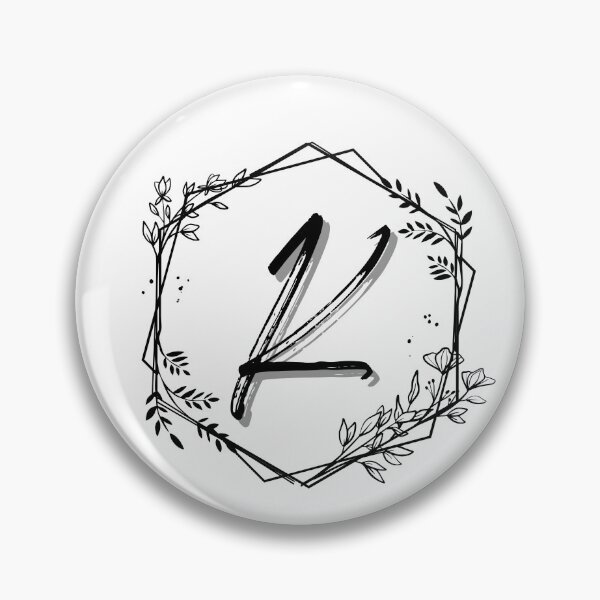 Item preview, Single Letter Monogram Design K - be proud of your name, mark your stuff with a letter designed and sold by digitalbitcraft.