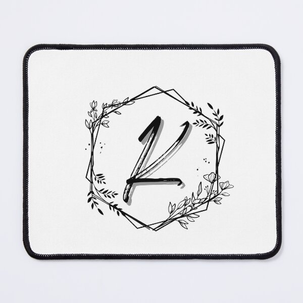 Item preview, Single Letter Monogram Design K - be proud of your name, mark your stuff with a letter designed and sold by digitalbitcraft.