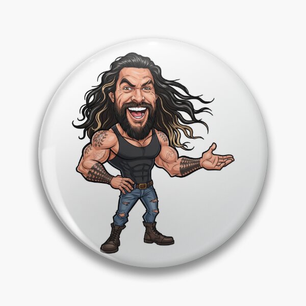 Item preview, Funny Jason Momoa caricature actor designed and sold by vectorlove.