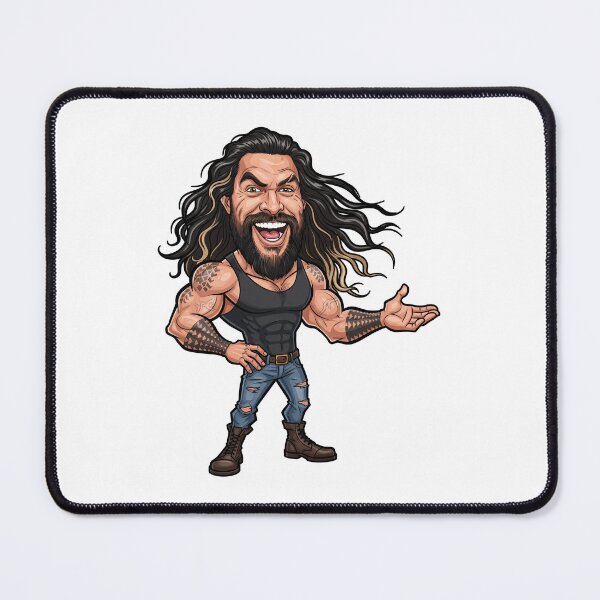 Item preview, Funny Jason Momoa caricature actor designed and sold by vectorlove.