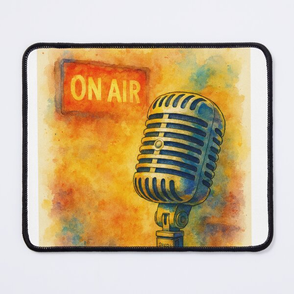 Item preview, Retro Microphone On Air designed and sold by AugustusImages.