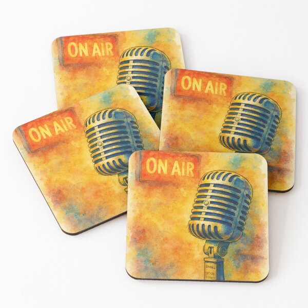 Item preview, Retro Microphone On Air designed and sold by AugustusImages.