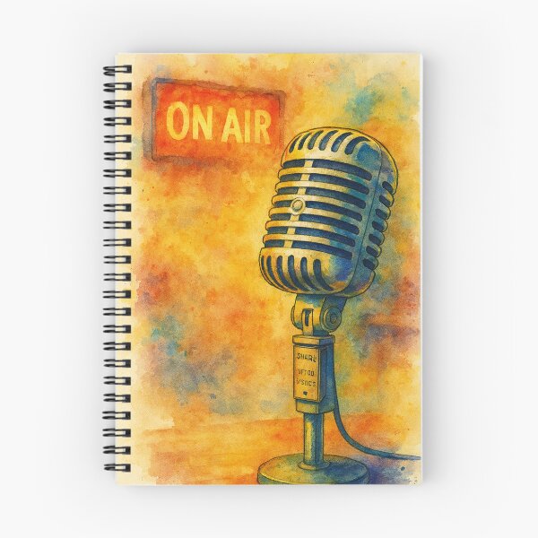 Item preview, Retro Microphone On Air designed and sold by AugustusImages.
