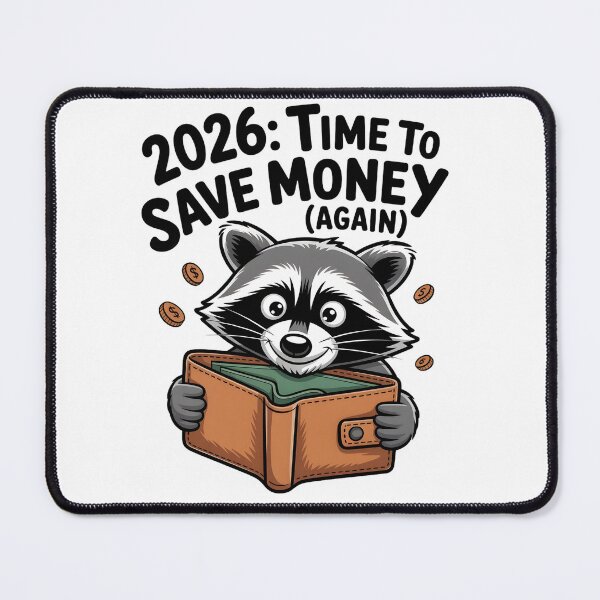 Item preview, 2026 Time To Save Money Again designed and sold by Pawmoods.