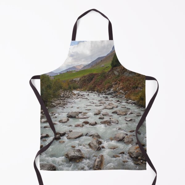 Item preview, River flowing over stones in the Alps designed and sold by Aham Photos.