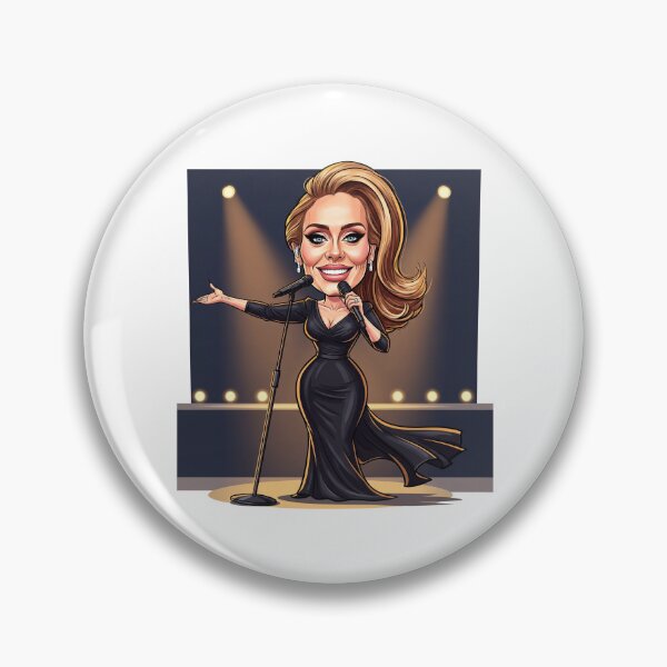 Item preview, Fanny caricature of Adele the singer designed and sold by vectorlove.