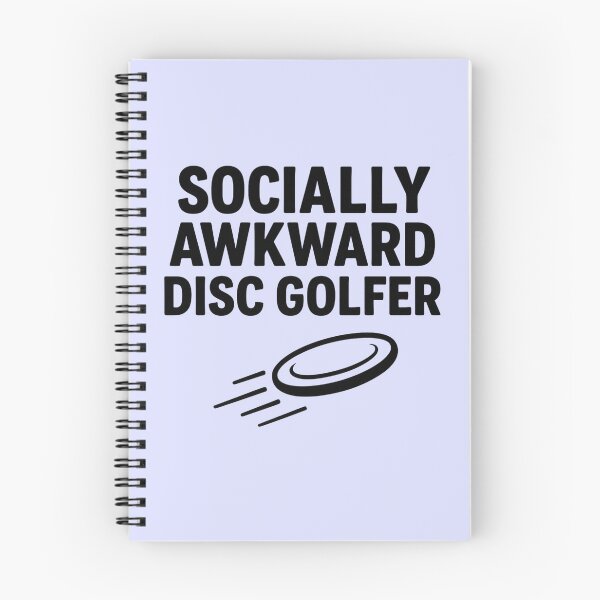Item preview, Socially Awkward Disc Golfer – Funny Disc Golf Quote Design designed and sold by Dragonfly-10.
