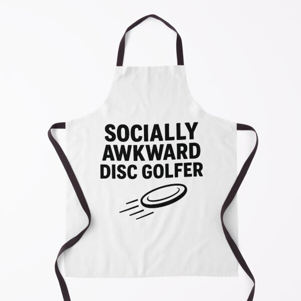 Item preview, Socially Awkward Disc Golfer – Funny Disc Golf Quote Design designed and sold by Dragonfly-10.