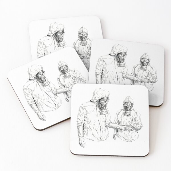 Item preview, HazMat Workers Identifying Hazardous Materials designed and sold by Naux | Design & Illustration.