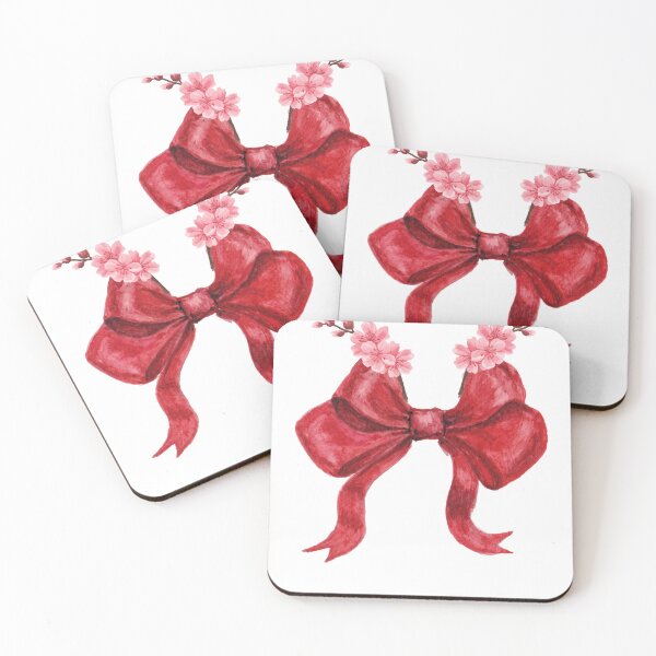 Item preview, Flora red bow aesthetic designed and sold by NUREYY STUDİO.