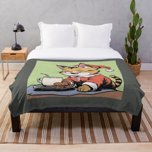 Item preview, GATO DE SANTA NAVIDEÑA designed and sold by FROGLETART.