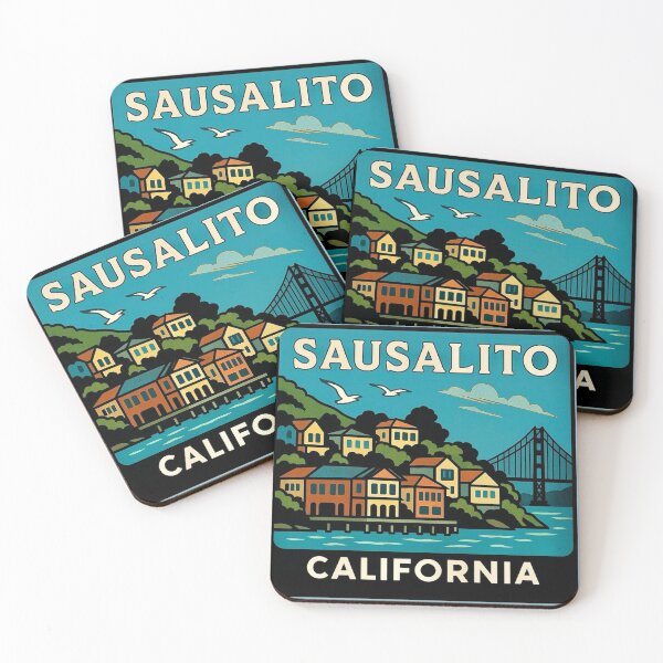 Item preview, Sausalito, California designed and sold by Myra365Art.