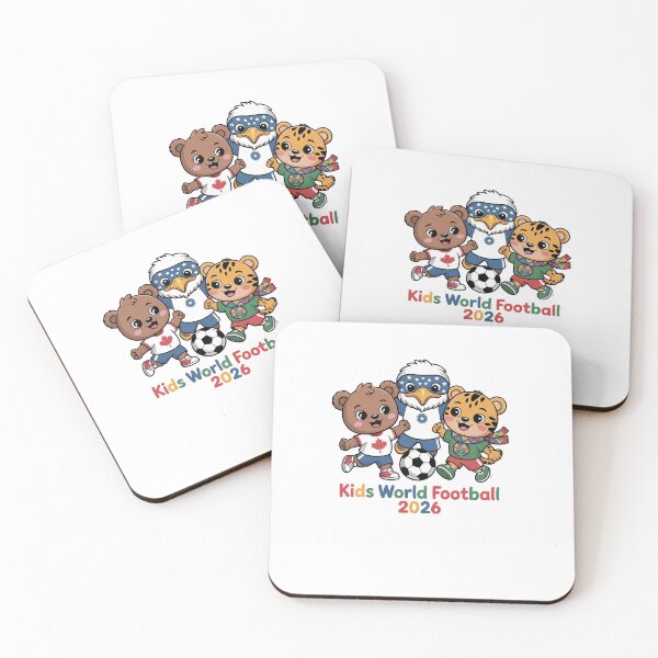 Item preview, Kids World Football Friends 2026 – Cute Cartoon Soccer Characters for Children designed and sold by Verycutethings.