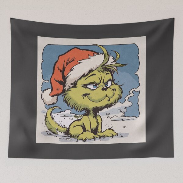 Artikelvorschau, WEIHNACHTSMANN, BABY GRINCH entworfen und verkauft von FROGLETART.