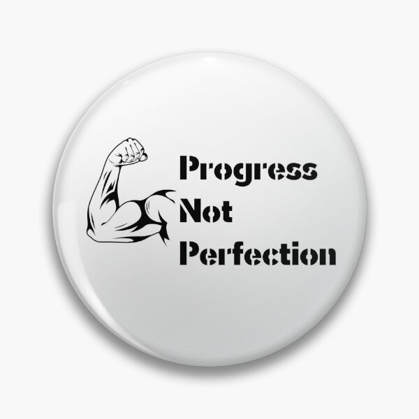 Item preview, Progress Not Perfection – Strong Arm Fitness Motivation designed and sold by LamiaTees.
