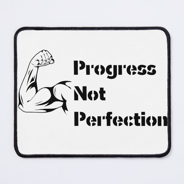 Item preview, Progress Not Perfection – Strong Arm Fitness Motivation designed and sold by LamiaTees.
