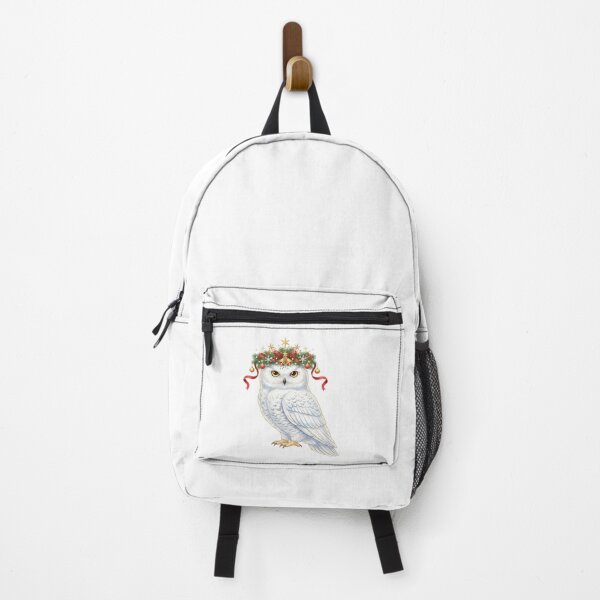 Item preview, Snow Owl Christmas Art – Cute Winter Holiday Owl Design designed and sold by ZYNORAworld.