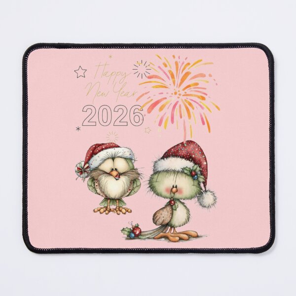 Item preview, Festive Feathered Friends Welcoming 2026 designed and sold by designt1shirts.