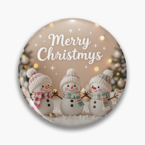 Item preview, “Three Snowmen Merry Christmas Logo”  “Festive Snowmen Holiday Logo Design”  “Cute Winter Snowmen Christmas Logo” designed and sold by TeutaDesings.