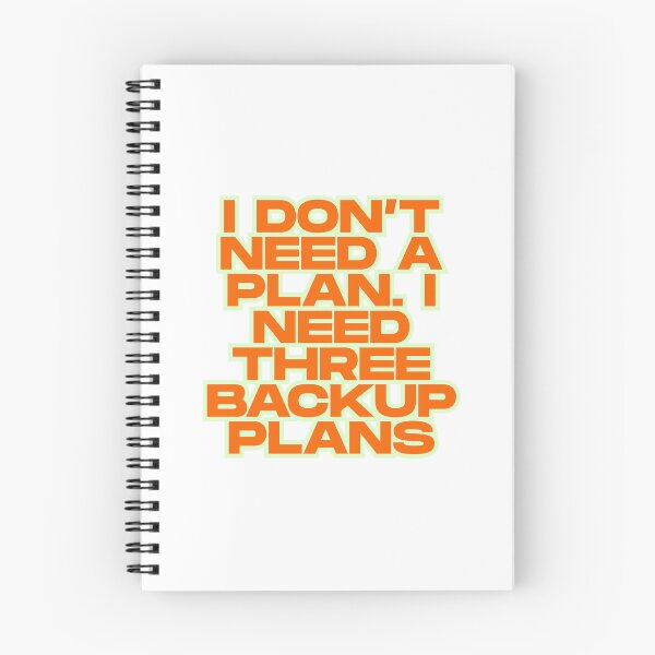 Item preview, I Don’t Need a Plan Funny Quote designed and sold by ReykorShop.